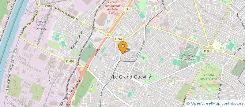 localisation de l'entreprise MONSIEUR KEVIN DAS NEVES  LE GRAND-QUEVILLY