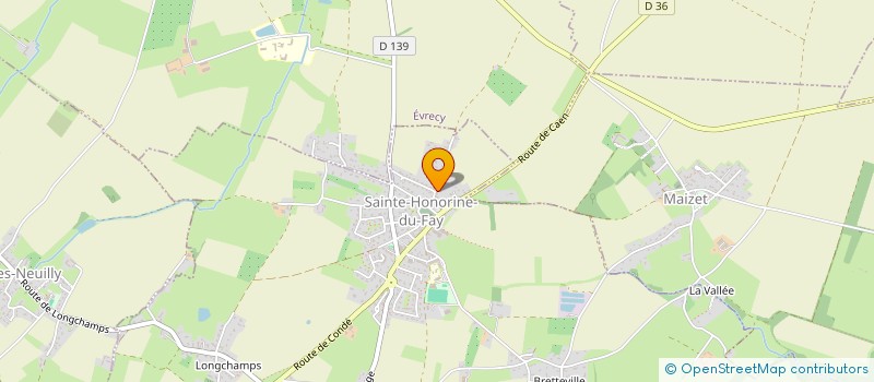 localisation de l'entreprise MONSIEUR KEVIN DAUNOU  SAINTE-HONORINE-DU-FAY