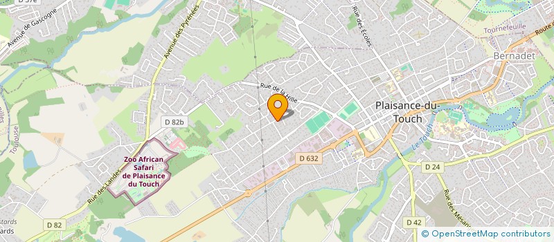 localisation de l'entreprise MONSIEUR KEVIN DAVIN  PLAISANCE-DU-TOUCH