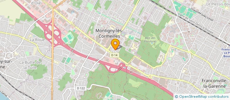 localisation de l'entreprise MONSIEUR KEVIN DE CASTRO ARAUJO  MONTIGNY-LES-CORMEILLES