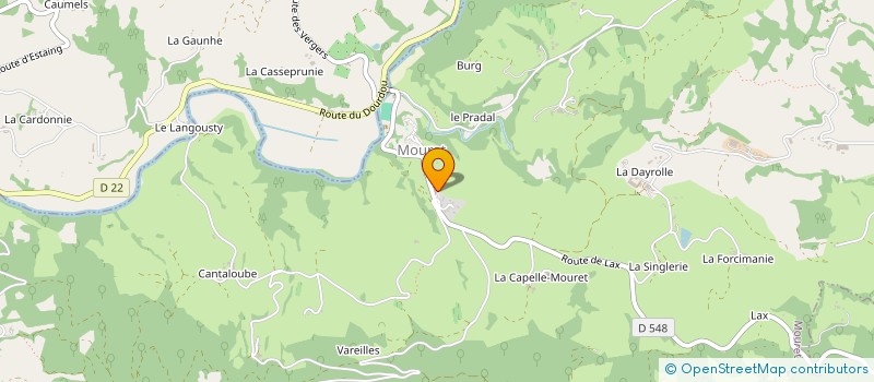 localisation de l'entreprise MONSIEUR KEVIN DE GIORGI  MOURET