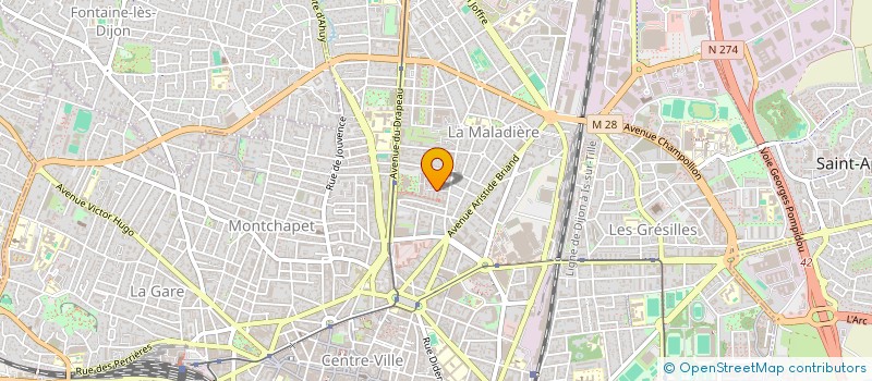 localisation de l'entreprise MONSIEUR KEVIN DE OLIVEIRA PAIVA  DIJON