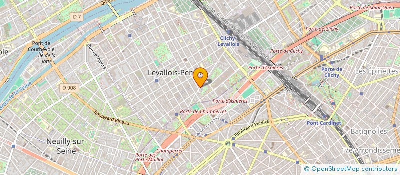 localisation de l'entreprise MONSIEUR KEVIN DE PORRE à LEVALLOIS-PERRET