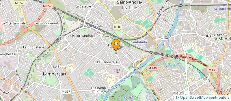 localisation de l'entreprise MONSIEUR KEVIN DE SOUSA  LILLE