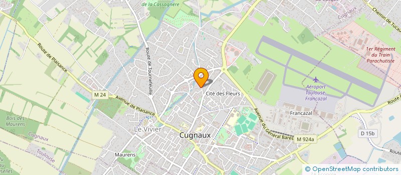 localisation de l'entreprise MONSIEUR KEVIN DE SOUSA à CUGNAUX