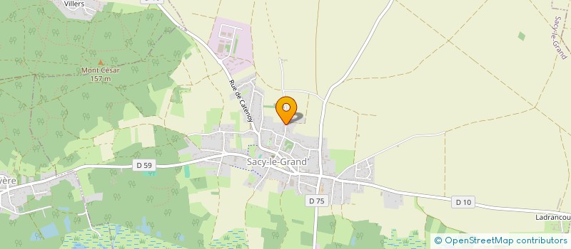 localisation de l'entreprise MONSIEUR KEVIN DEBACQ  SACY-LE-GRAND