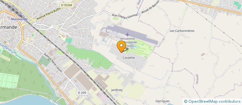 localisation de l'entreprise MONSIEUR KEVIN DEBART  MARMANDE