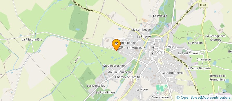 localisation de l'entreprise MONSIEUR KEVIN DEBELFORT à LORRIS