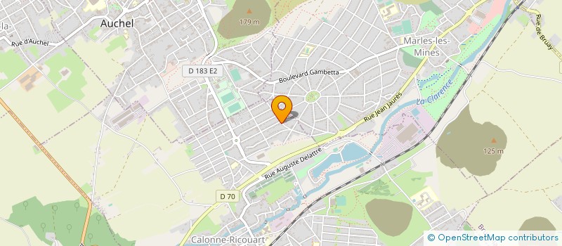 localisation de l'entreprise MONSIEUR KEVIN DECAMPS  CALONNE-RICOUART