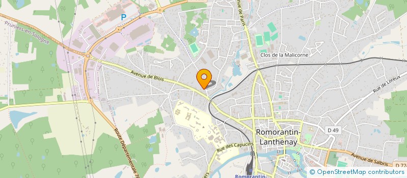 localisation de l'entreprise MONSIEUR KEVIN DECOCHEREAUX  ROMORANTIN-LANTHENAY