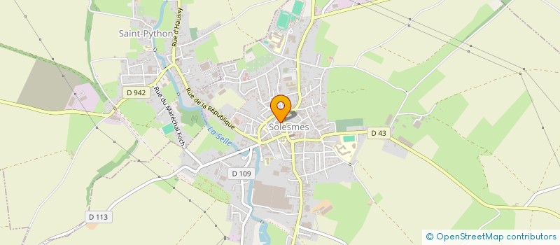 localisation de l'entreprise MONSIEUR KEVIN DEGARDIN  SOLESMES