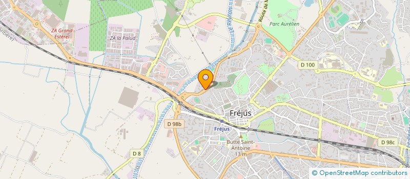 localisation de l'entreprise MONSIEUR KEVIN DEGRELLE à FREJUS