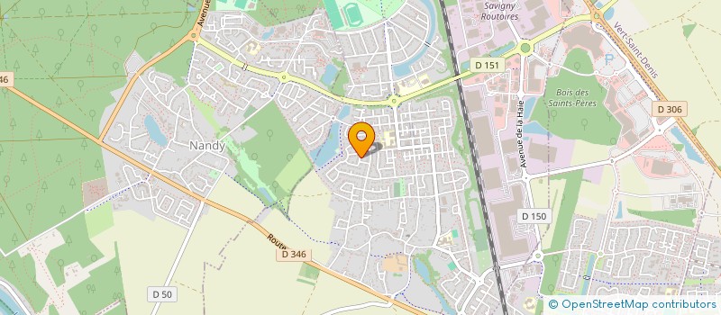 localisation de l'entreprise MONSIEUR KEVIN DELAFLORE  SAVIGNY-LE-TEMPLE