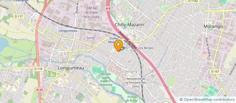 localisation de l'entreprise MONSIEUR KEVIN DELALANDE  CHILLY-MAZARIN