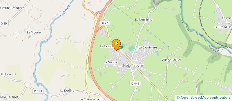 localisation de l'entreprise MONSIEUR KEVIN DELAUNAY  THEREVAL