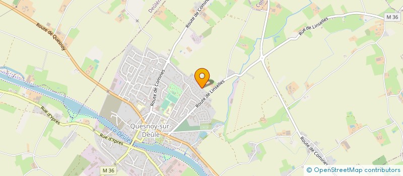 localisation de l'entreprise MONSIEUR KEVIN DELBART  QUESNOY-SUR-DEULE