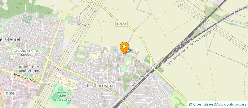 localisation de l'entreprise MONSIEUR KEVIN DELHAYE à GONESSE