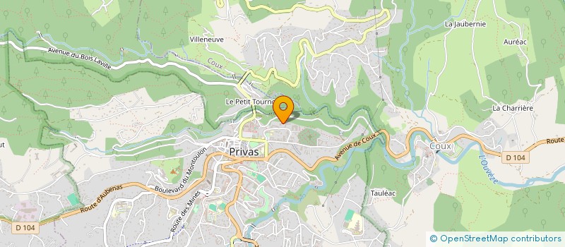 localisation de l'entreprise MONSIEUR KEVIN DELMOTTE  PRIVAS