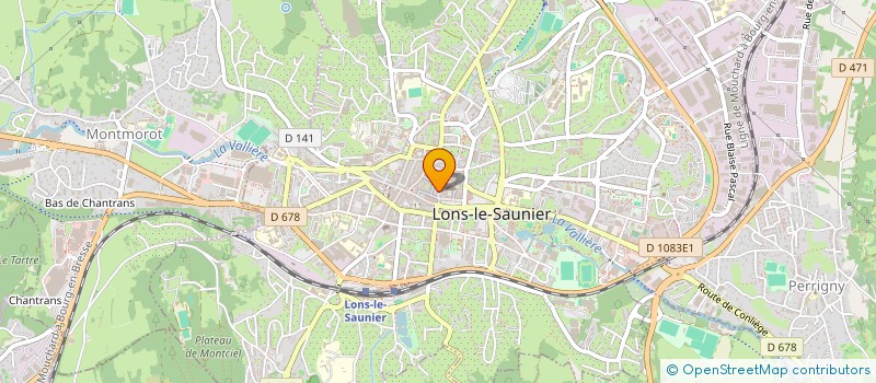 localisation de l'entreprise MONSIEUR KEVIN DELOGE à LONS-LE-SAUNIER