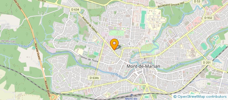 localisation de l'entreprise MONSIEUR KEVIN DEMOL  MONT-DE-MARSAN