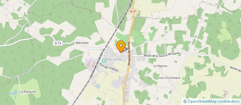 localisation de l'entreprise MONSIEUR KEVIN DENIAU  SANILHAC