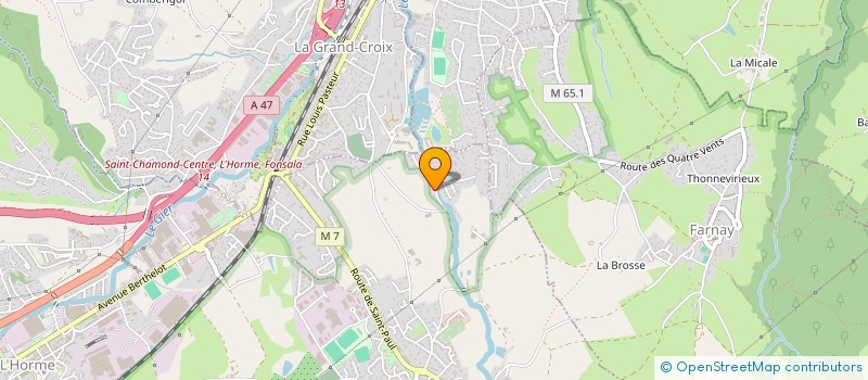 localisation de l'entreprise MONSIEUR KEVIN DENNE  SAINT-PAUL-EN-JAREZ