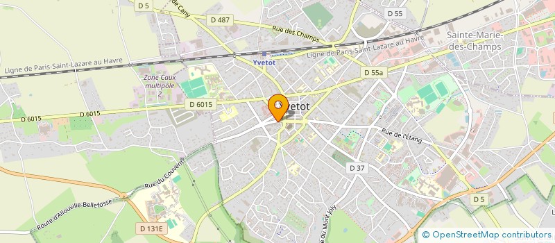 localisation de l'entreprise MONSIEUR KEVIN DENOUETTE  YVETOT