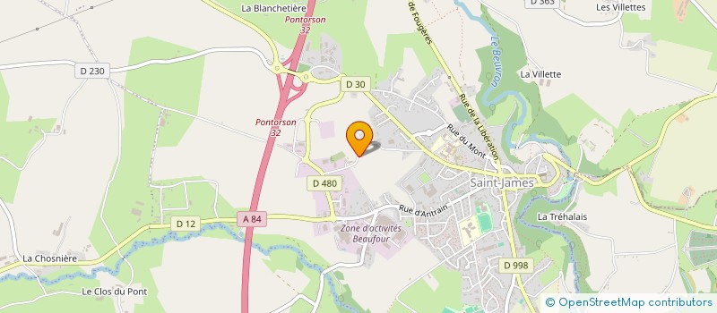 localisation de l'entreprise MONSIEUR KEVIN DEROYAND  SAINT-JAMES