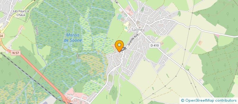 localisation de l'entreprise MONSIEUR KEVIN DESCOURVIERES  SAONE