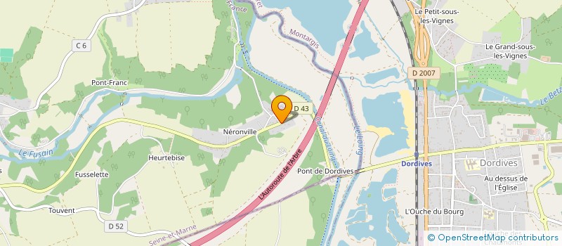 localisation de l'entreprise MONSIEUR KEVIN DESMOULINS  CHATEAU-LANDON