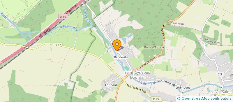 localisation de l'entreprise MONSIEUR KEVIN DESSENDIER  SAINT-CYR-SOUS-DOURDAN