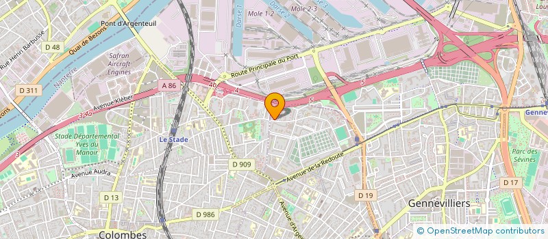 localisation de l'entreprise MONSIEUR KEVIN DIMFUANA  ASNIERES-SUR-SEINE