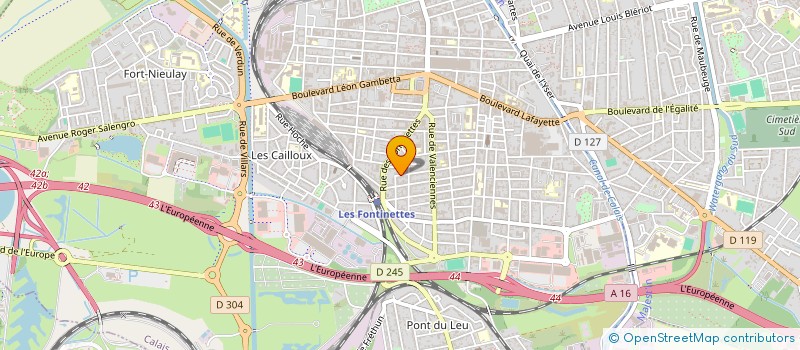 localisation de l'entreprise MONSIEUR KEVIN DIMPRE  CALAIS