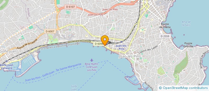 localisation de l'entreprise MONSIEUR KEVIN DJEGHRIF à ANTIBES
