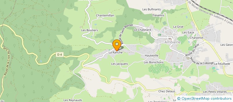 localisation de l'entreprise MONSIEUR KEVIN DOLMAIRE à AMBIERLE