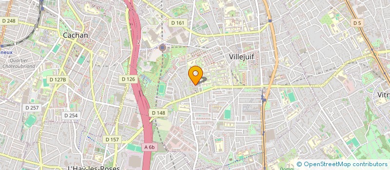 localisation de l'entreprise MONSIEUR KEVIN DOMAGNE  VILLEJUIF