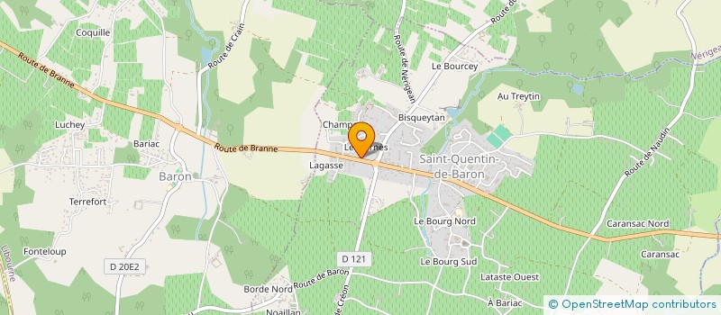 localisation de l'entreprise MONSIEUR KEVIN DOMINGUES à SAINT-QUENTIN-DE-BARON