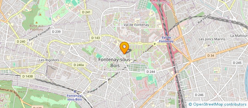 localisation de l'entreprise MONSIEUR KEVIN DONDON à FONTENAY-SOUS-BOIS