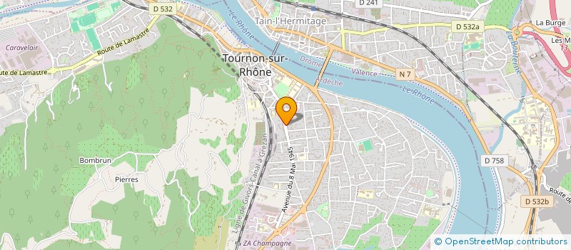 localisation de l'entreprise MONSIEUR KEVIN DORNET à TOURNON-SUR-RHONE