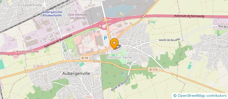 localisation de l'entreprise MONSIEUR KEVIN DOSSANG  FLINS-SUR-SEINE