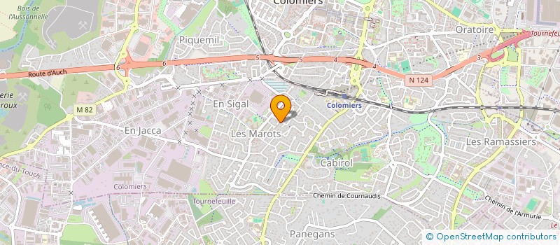 localisation de l'entreprise MONSIEUR KEVIN DOUBLET à COLOMIERS
