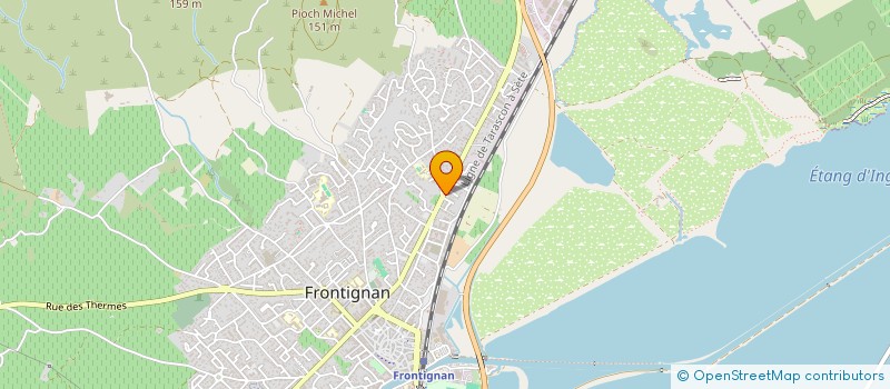 localisation de l'entreprise MONSIEUR KEVIN DOUCET à FRONTIGNAN