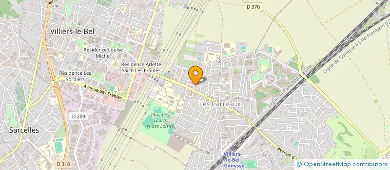 localisation de l'entreprise MONSIEUR KEVIN DOUEK  VILLIERS-LE-BEL