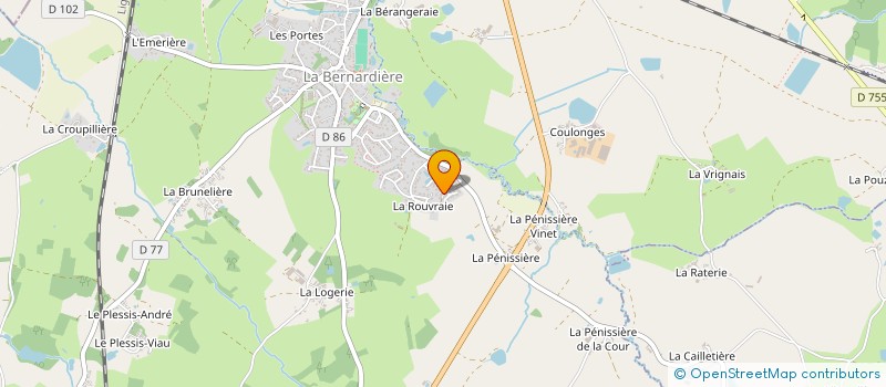 localisation de l'entreprise MONSIEUR KEVIN DOURNEAU  CUGAND