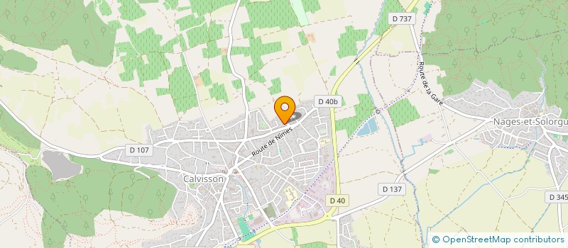 localisation de l'entreprise MONSIEUR KEVIN DREYFUS  CALVISSON