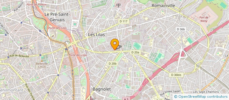 localisation de l'entreprise MONSIEUR KEVIN DRLIK à BAGNOLET