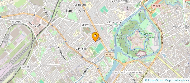 localisation de l'entreprise MONSIEUR KEVIN DROBCZYNSKI  LAMBERSART