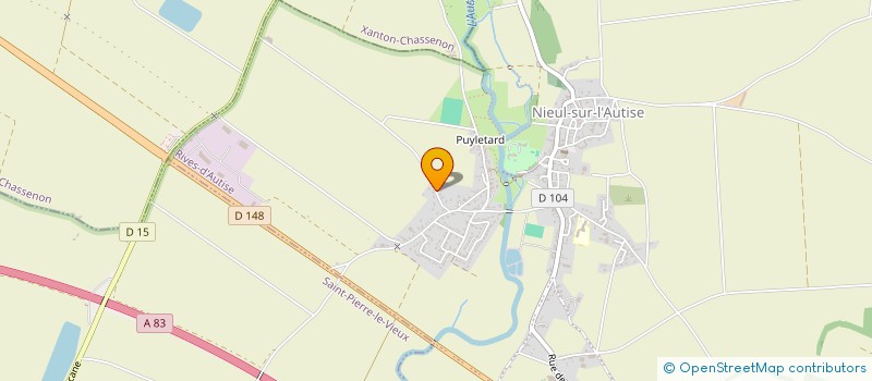 localisation de l'entreprise MONSIEUR KEVIN DROUET  RIVES-D'AUTISE