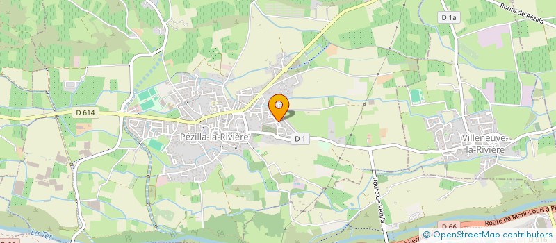 localisation de l'entreprise MONSIEUR KEVIN DROULIN  PEZILLA-LA-RIVIERE