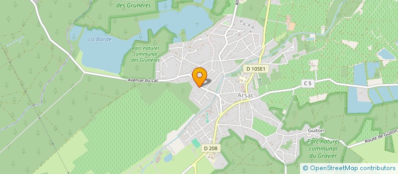 localisation de l'entreprise MONSIEUR KEVIN DROZ  ARSAC